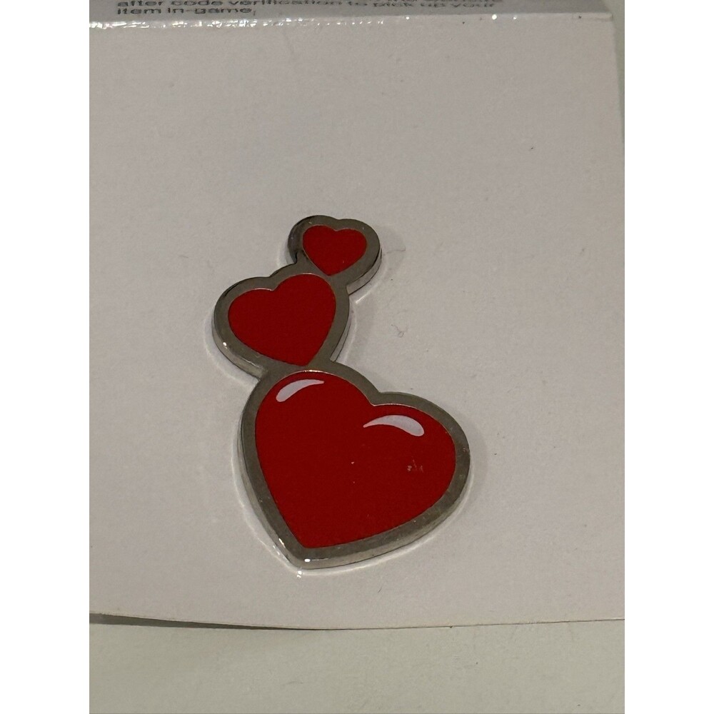 Bungie Destiny Three Hearts Collectible Pin Enamel Digital Code